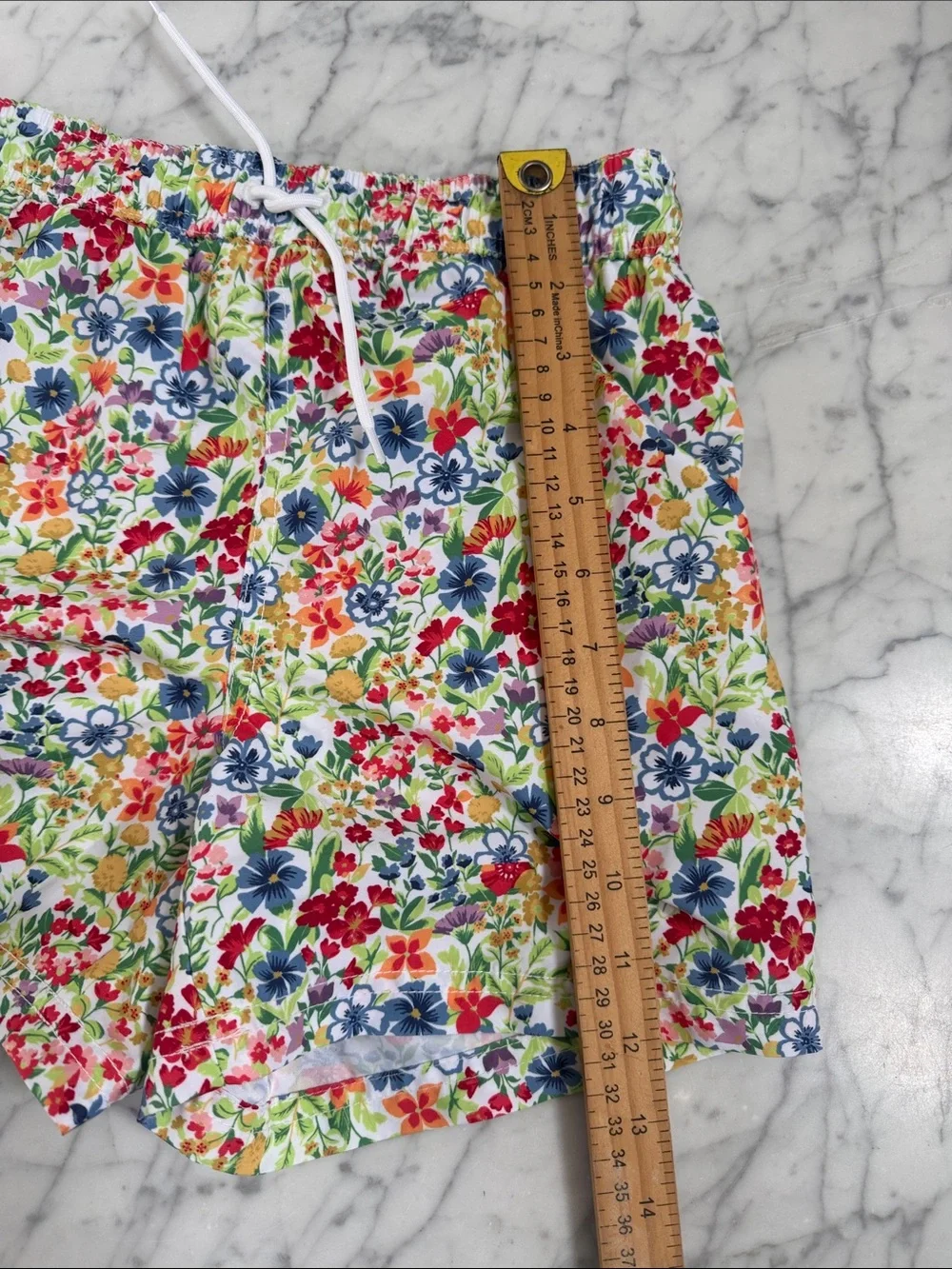 NWT Sz 8 Janie And Jack Boys Ditsy Floral Swim Short